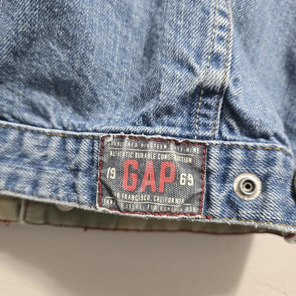 Vintage Baby Gap Denim Trucker Jacket Toddler Size‎ 4 Blue Jean Jacket